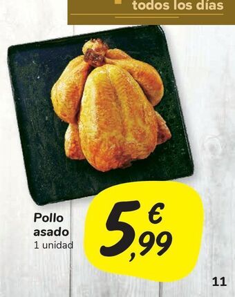Carrefour Market Pollo asado oferta
