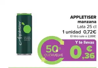 Carrefour Market Appletiser manzana oferta