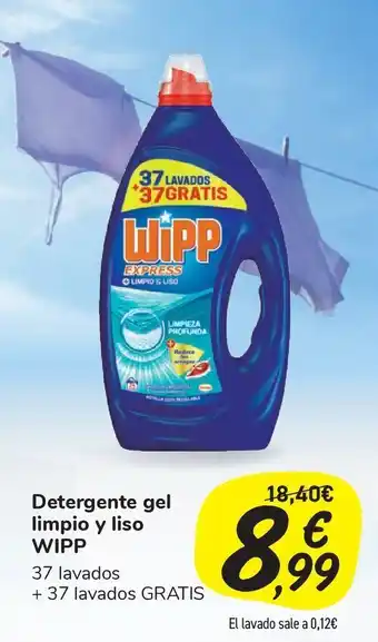 Carrefour Market Detergente gel limpio y liso wipp oferta