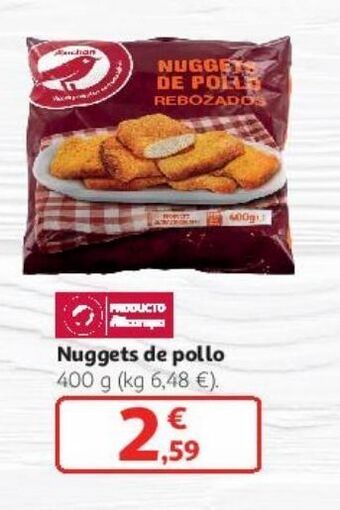 Alcampo Nuggets de pollo 400 g oferta