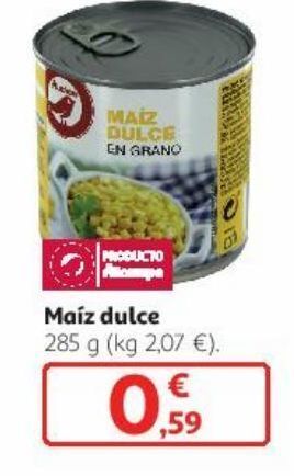 Alcampo Maíz dulce oferta