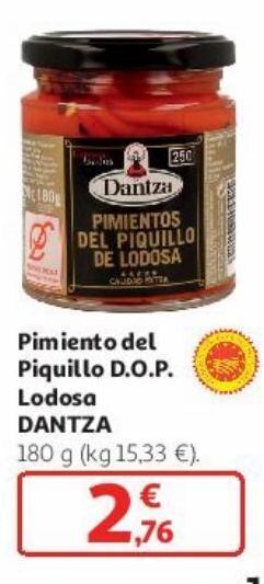 Alcampo Pimiento del piquillo d.o.p lodosa dantza oferta