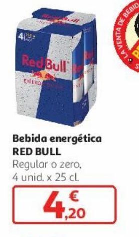 Alcampo Bebida energética red bull oferta