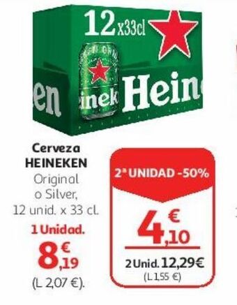 Alcampo Cerveza heineken oferta