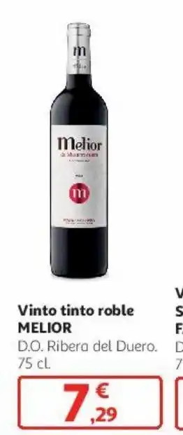 Alcampo Vinto tinto roble melior oferta