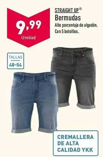 ALDI Straight Up Bermudas oferta