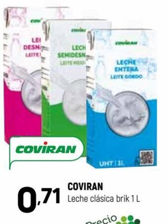 Coviran Coviran Leche Clásica Brik 1 L oferta