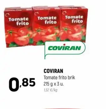 Coviran Coviran Tomate Frito Brik 215 g x 3 u. oferta