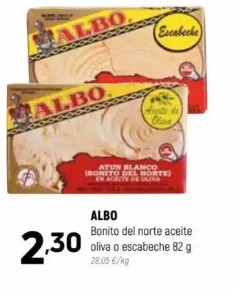 Coviran Albo Bonito del Norte Aceite Oliva o Escabeche 82 g oferta