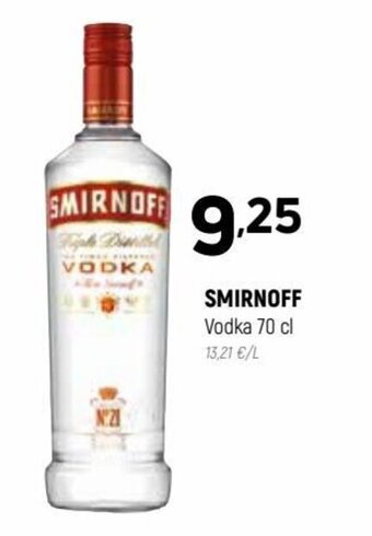 Coviran Smirnoff Vodka 70 cl oferta
