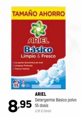 Coviran Ariel Detergente Básico Polvo 55 Dosis oferta