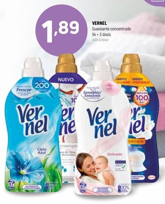 Coviran Vernel Suavizante Concentrado 54 + 3 Dosis oferta