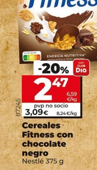Maxi Dia Cereales fitness nestlé oferta