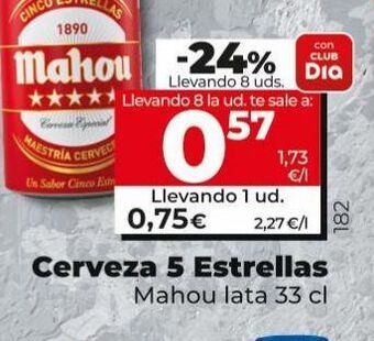 Maxi Dia Cerveza mahou oferta