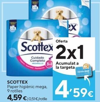 Caprabo Papel higiénico scottex oferta