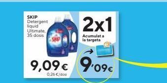 Caprabo Detergente líquido skip oferta