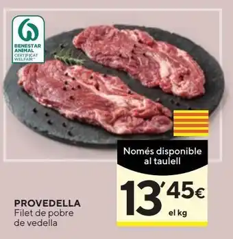 Caprabo Lomo alto de ternera al peso provedella oferta