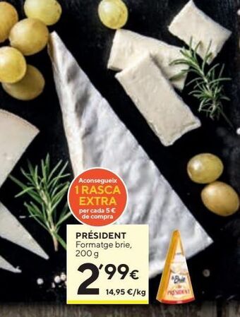 Caprabo Queso brie président oferta