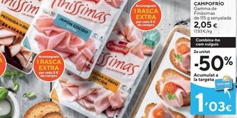 Caprabo Loncheados campofrío oferta