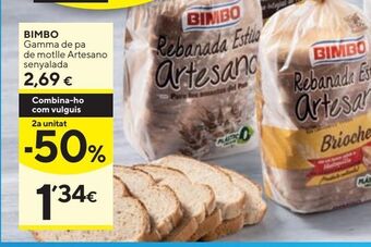 Caprabo Pan de molde bimbo oferta