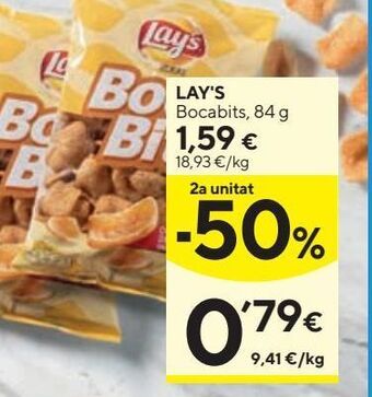 Caprabo Bocaditos lay's oferta