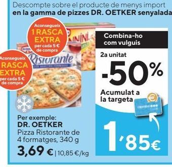 Caprabo Pizza ristorante dr oetker oferta