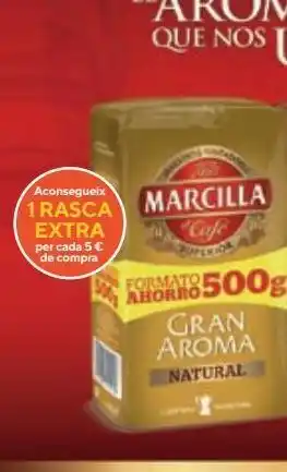 Caprabo Café natural marcilla oferta
