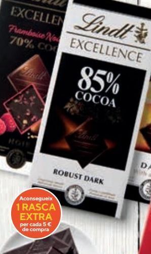 Caprabo Chocolate lindt oferta