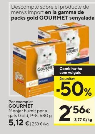 Caprabo Comida para gatos gourmet oferta