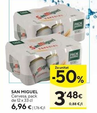 Caprabo Cerveza san miguel oferta