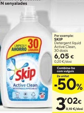 Caprabo Detergente skip oferta