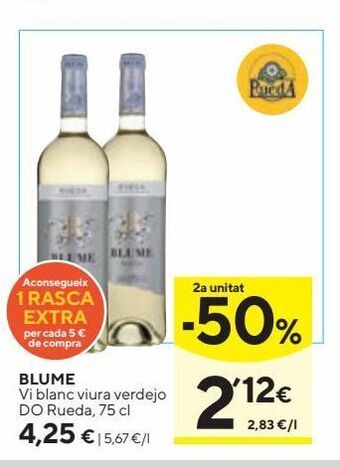 Caprabo Vino blanco blume oferta