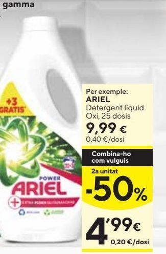 Caprabo Detergente líquido ariel oferta