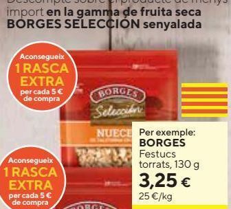 Caprabo Nueces borges oferta