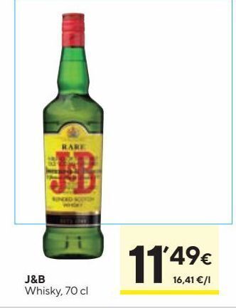 Caprabo Whisky j&b oferta