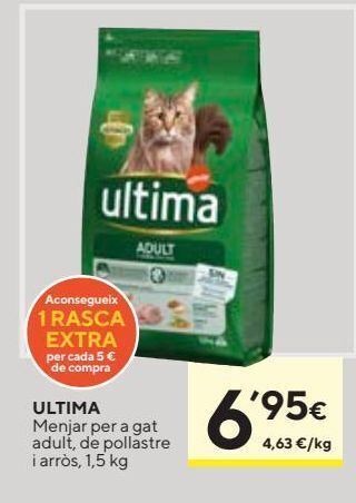 Caprabo Comida para gatos última oferta