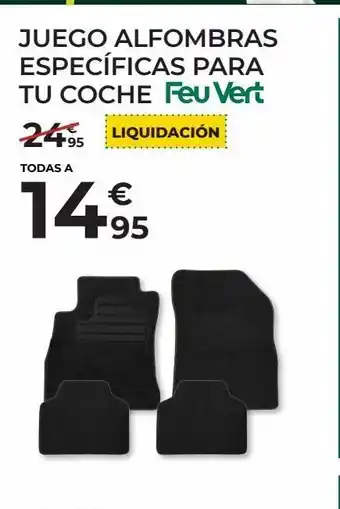 Feu Vert Alfombrillas coche feuvert oferta