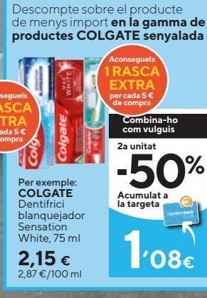 Caprabo Dentífrico colgate oferta