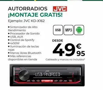 Feu Vert Radio jvc oferta