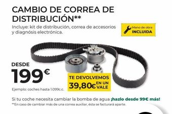 Feu Vert Correa de distribución oferta