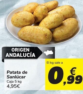 Carrefour Patata de sanlúcar oferta