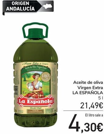 Carrefour Aceite de oliva virgen extra la española oferta