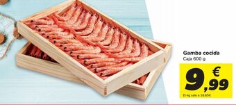 Carrefour Gamba cocida oferta