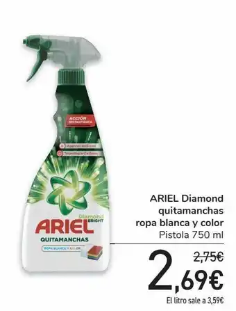 Carrefour Ariel diamond quitamanchas ropa blanca y color oferta