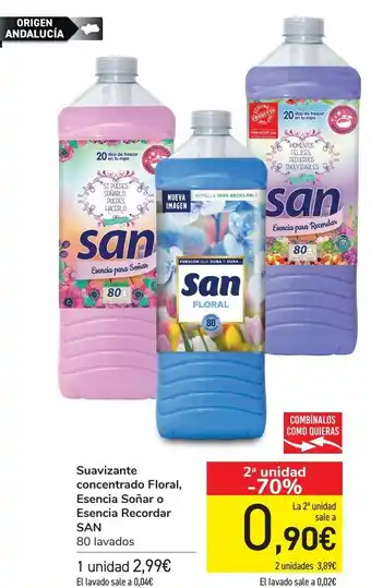 Carrefour Suavizante concentrado floral, esencia soñar o esencia recordar san oferta