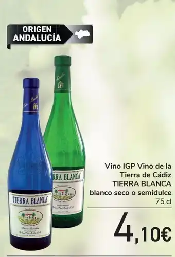 Carrefour Vino igp vino de la tierra de cádiz tierra blanca blanco seco o semidulce oferta