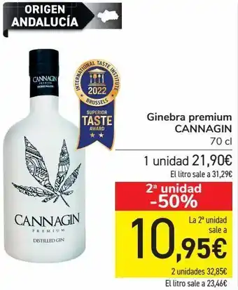 Carrefour Ginebra premium cannagin oferta
