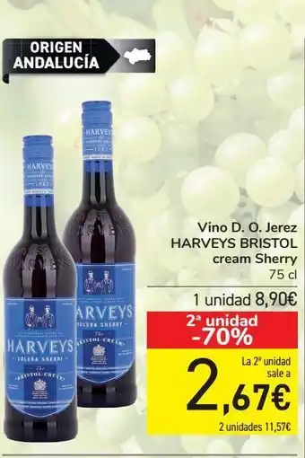 Carrefour Vino d.o. jerez harveys bristol cream sherry oferta
