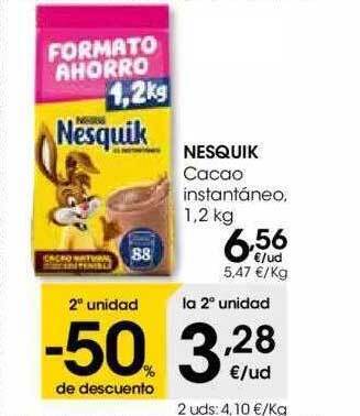 Eroski Nesquik Cacao Instantáneo oferta