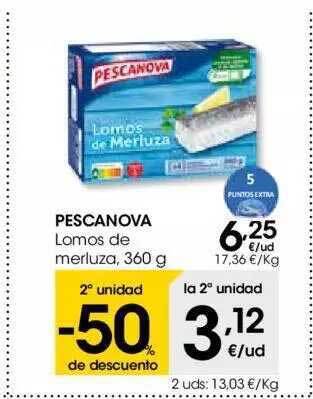 Eroski Pescanova Lomos De Merluza oferta